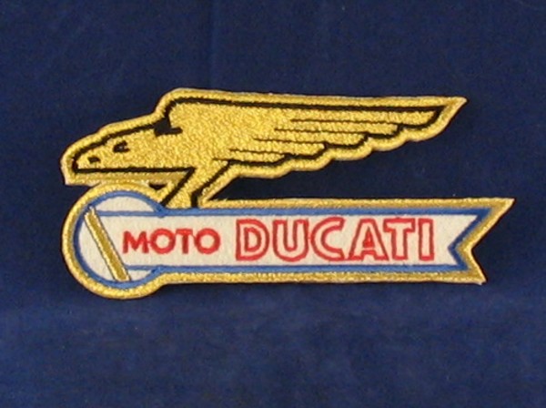 ducati eagle  badge 115 x 50mm sew/ iron on