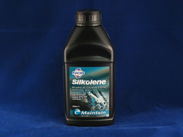 silkolene dot 4 universal  brake & clutch fluid 500ml (glycol based not silicone)