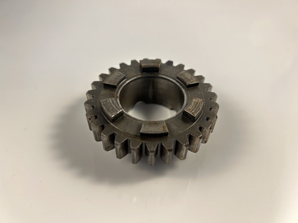 Ducati bevel 3rd Gear, Main shaft, 6 Dog, 27 Teeth, 075516030 USED