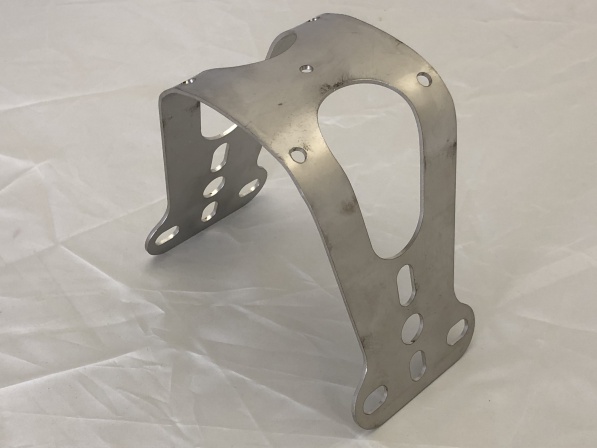 350 front mudguard central support stainless steel