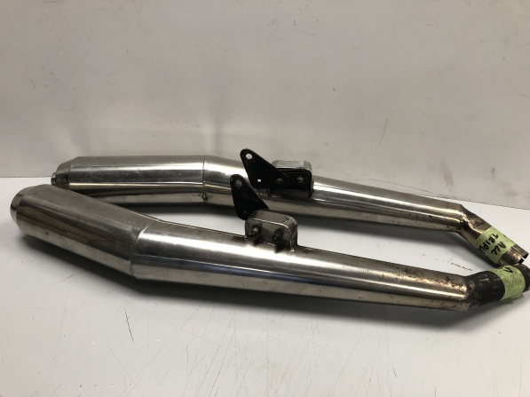 Laverda Exhausts, Stainless Steel Keihan, For Triples