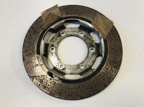 Rear Brake Disc, 238mm.  Used Condition.