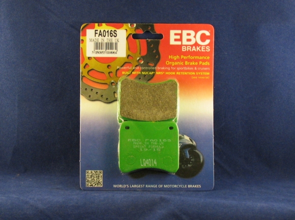 race brake pads front lockheed / scarab calipers ebc