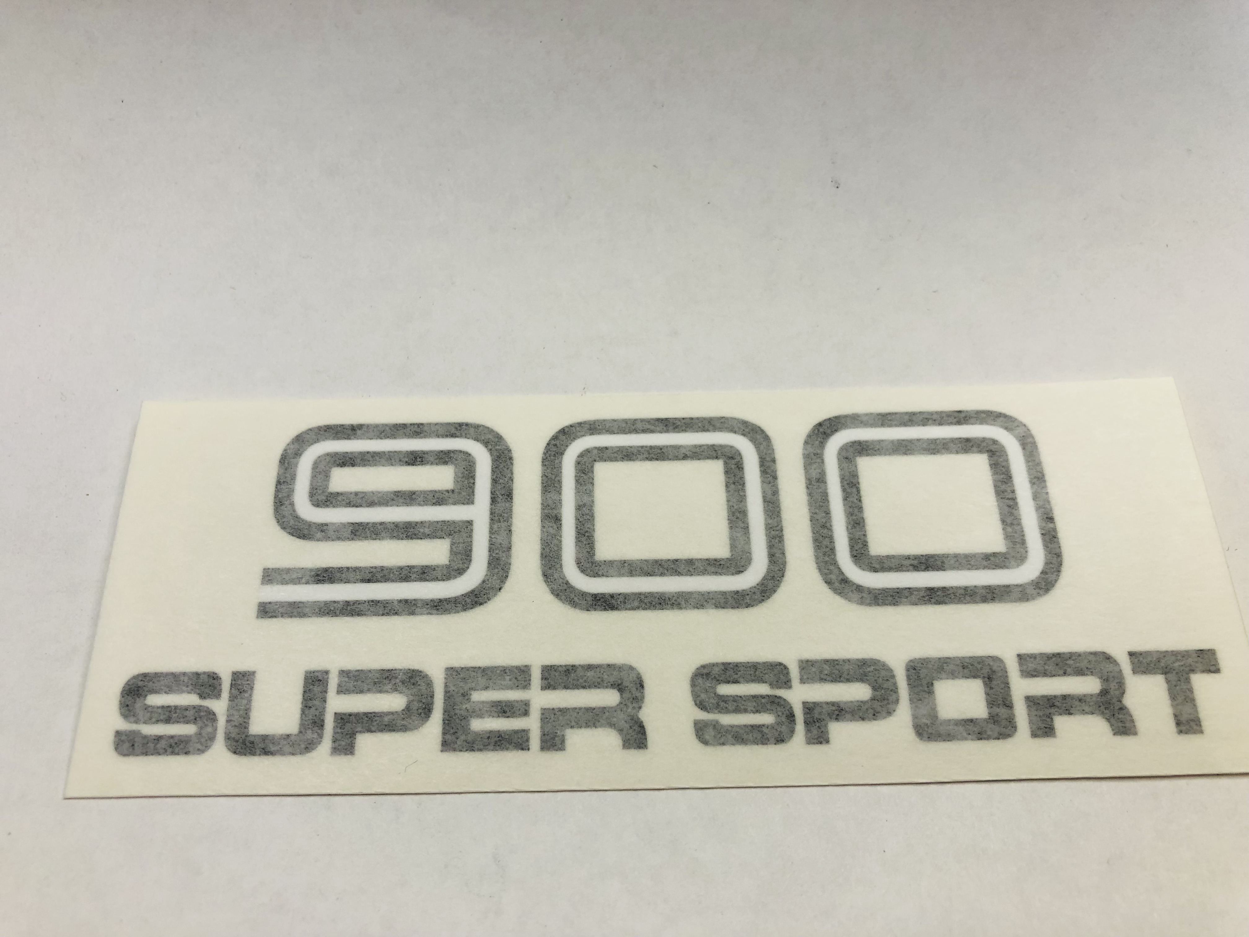 900ss side panel decal black & white 75-78