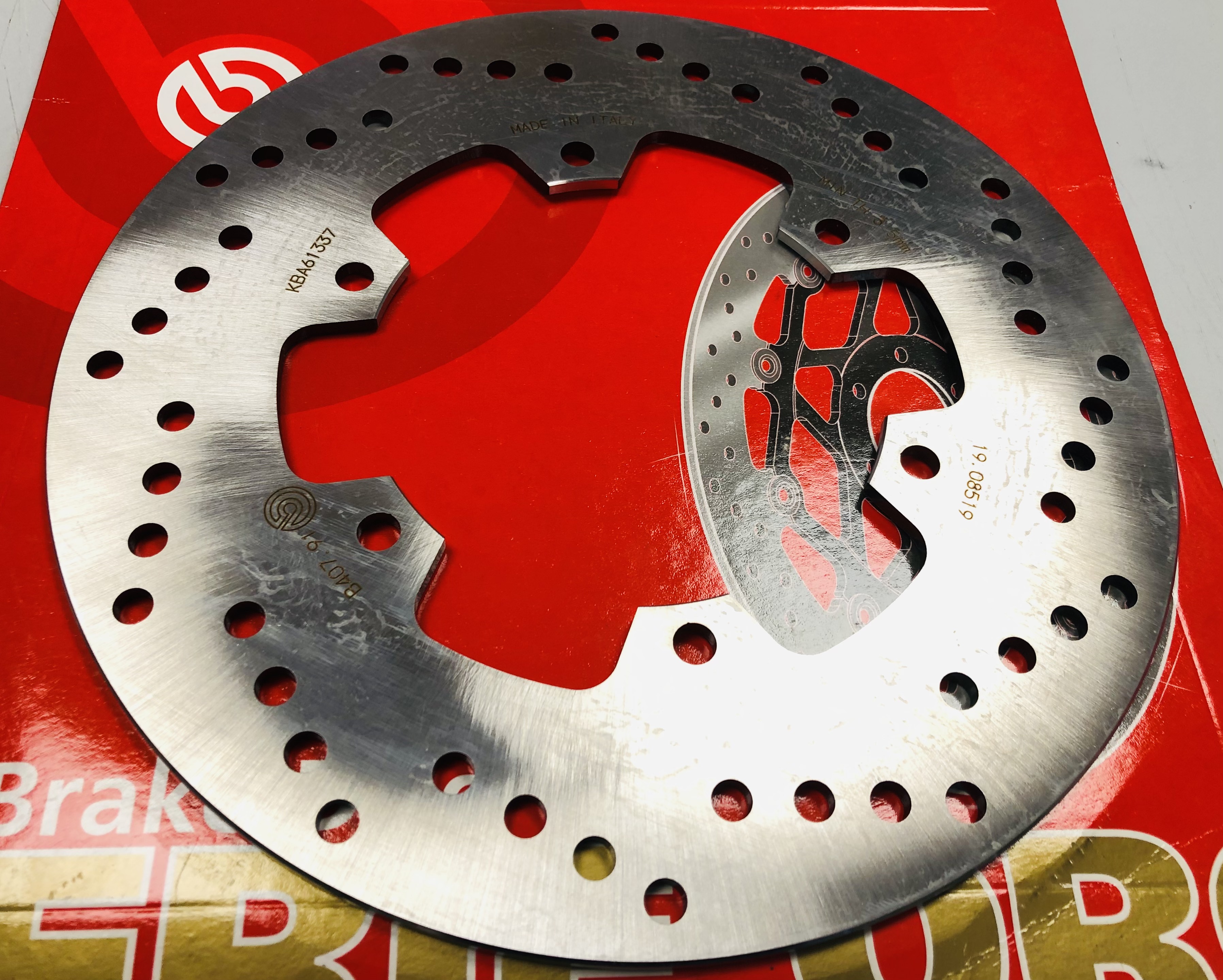 Brembo series ORO brake disc 68B40791, 1(1) disc, DIM 245x115mm, thickness 4mm