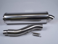 Silencer set, 888 f1 inox, high level