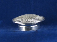 bellmouth, polished alloy, 40mm. short...36mm long