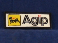 agip badge 90 x 35mm sew on