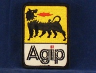 agip badge 55 x 75mm sew on