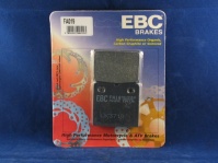brake pads p08 'shaved' ebc. 7.5mm thick non sintered