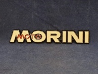 Morini Adhesive Tank badge White