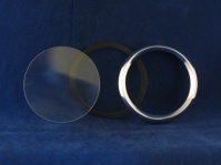 smiths 90mm instrument bezel kit..this kit includes a new chrome bezel, a new rubber seal and new glass