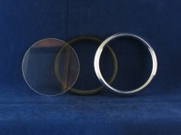 veglia 88mm instrument bezel kit..this kit includes a new chrome bezel, a new rubber seal and new glass